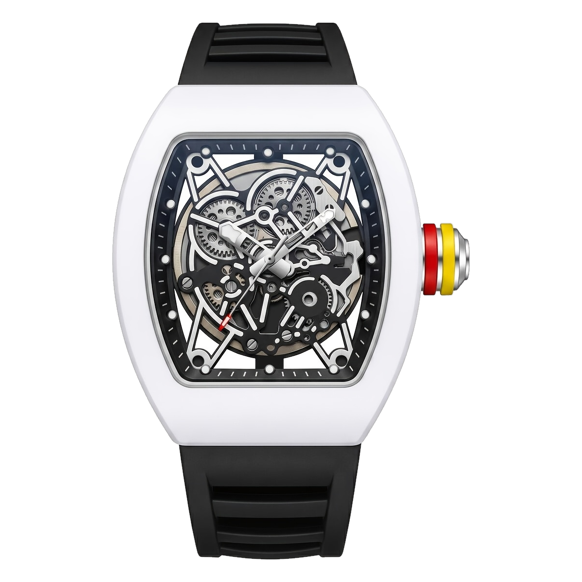 RIVANTO - White case, black strap