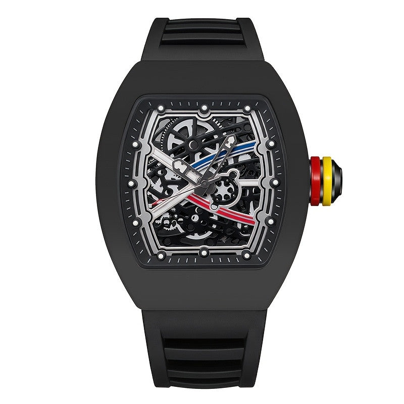 CORSARO - Black case, black silicone strap
