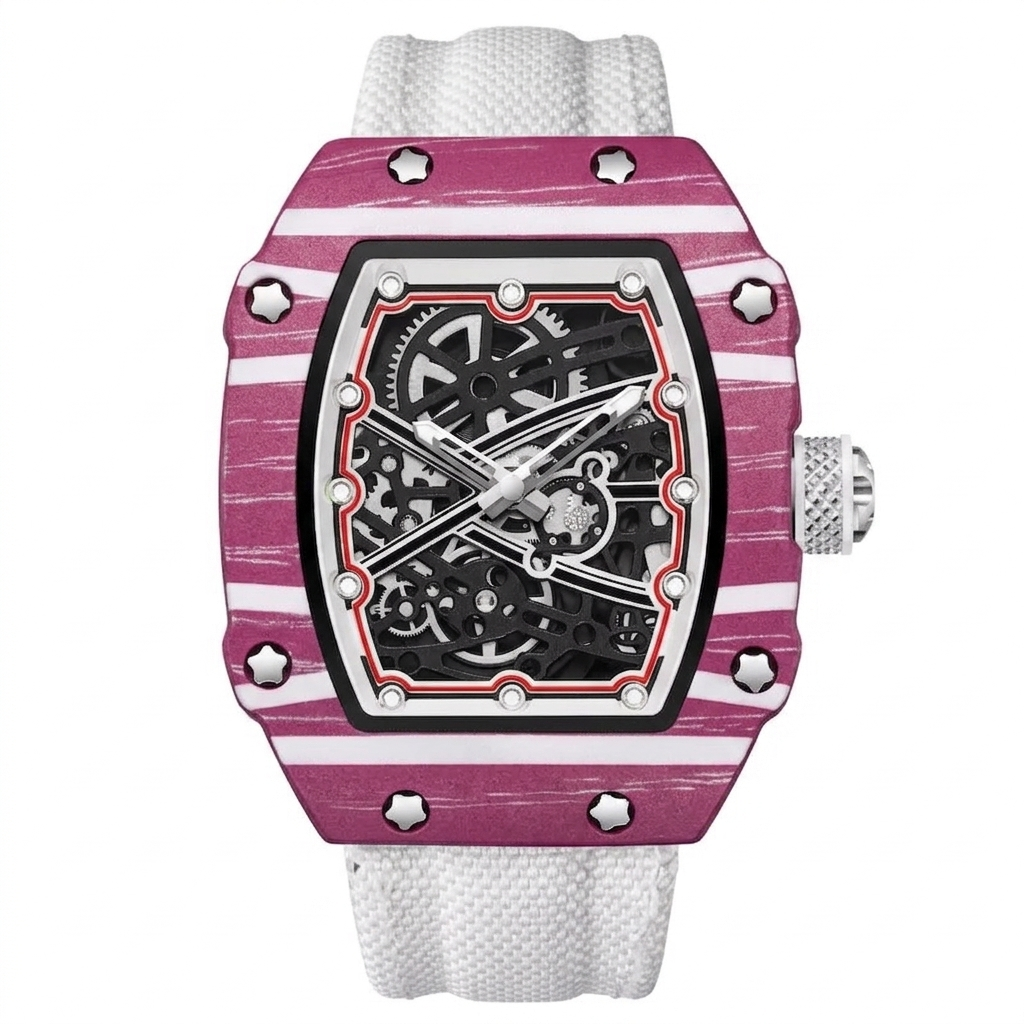 NYZARO – Skeleton Tonneau Sport Watch GIORGIO MARENO