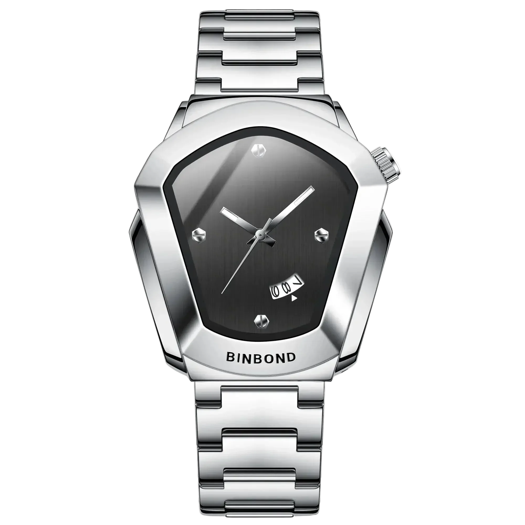 BINBOND New B760 Fashion Machine Model Men's Quartz Watch Waterproof Night Light Calendar Business Men's Quartz Watch 2025 - Sergio Cavelli
