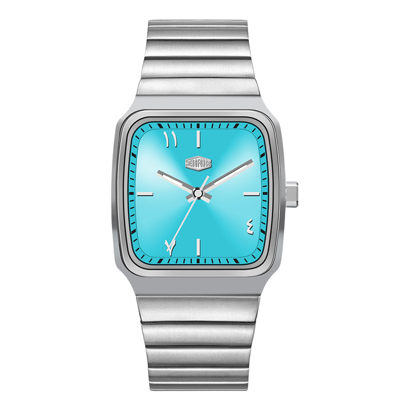 HeroForce 5002 - Heritage Style – Luxury Square Watch with Arabic Numeral Dial Martino Valenti