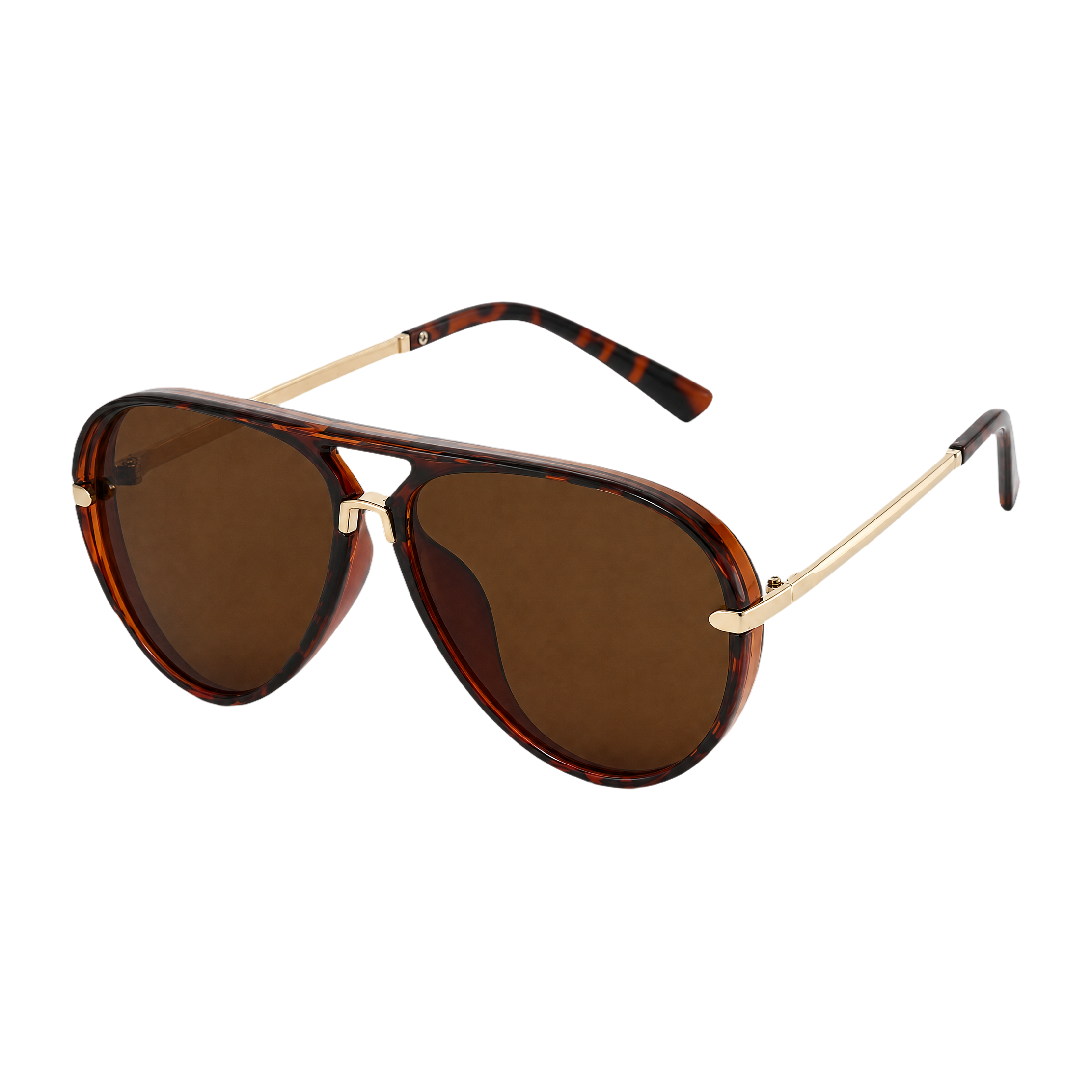 MV Gradient Pilot No.02 — Sunglasses Leopard tea