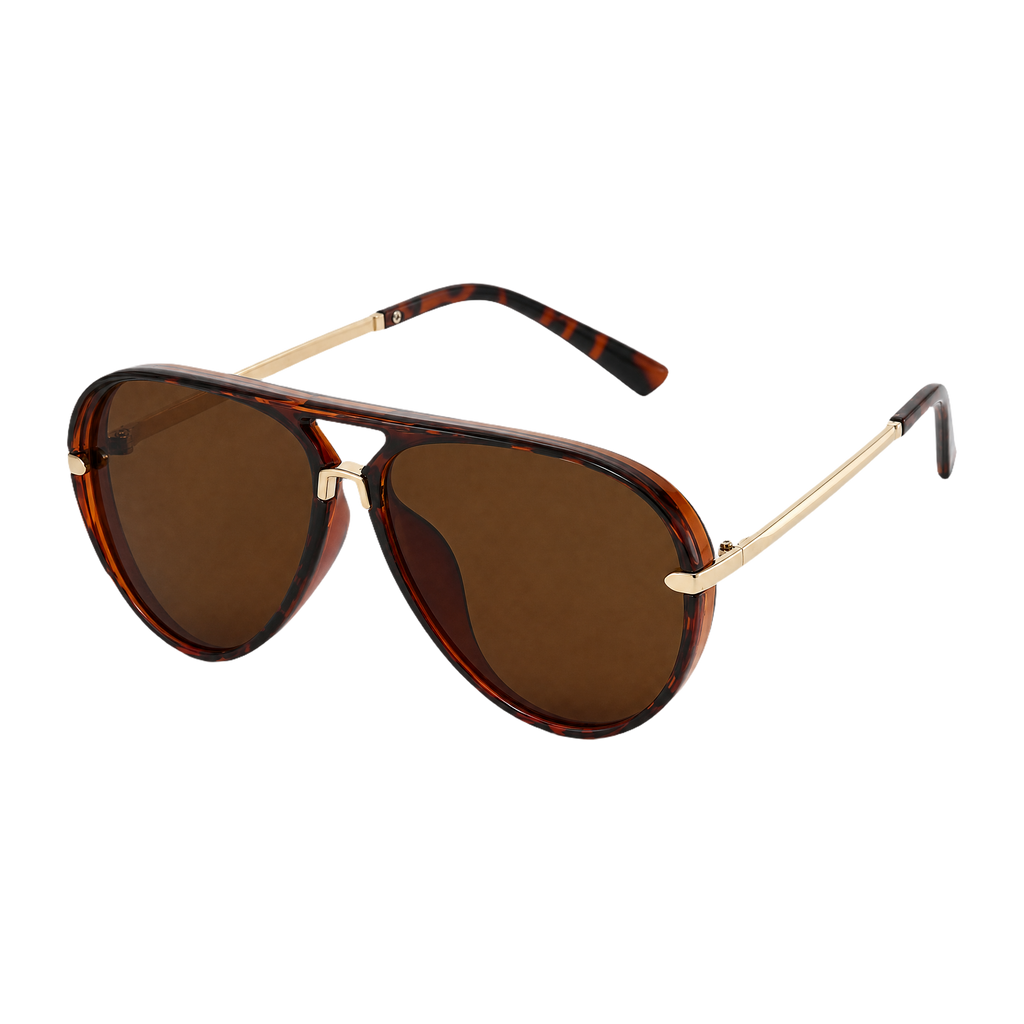 MV Gradient Pilot No.02 — Sunglasses Leopard tea