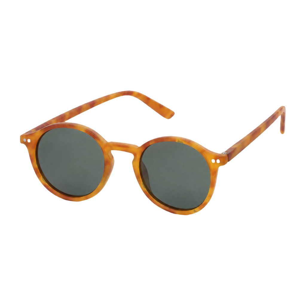 MV Weston — Round Acetate Sunglasses 12s C4 Green Lens