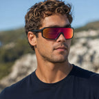 MV Ridgeline — Sport Shield Sunglasses wearing