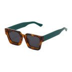 MV Kingsley — Square Acetate Sunglasses Blue Green