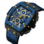 VYRONIX – Men’s Sport Chronograph Watch with Leather Strap Sergio Cavelli