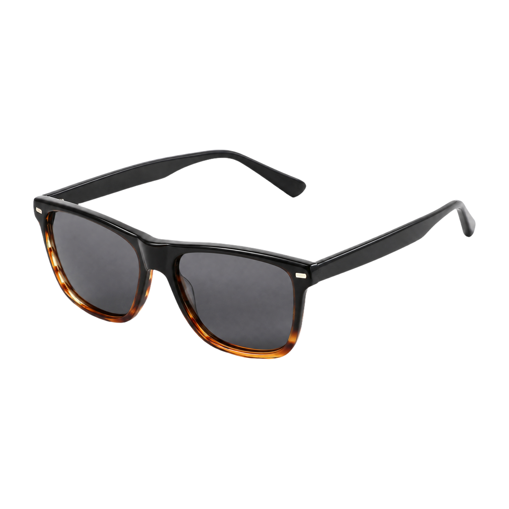 MV Fenwick — Square Acetate Sunglasses Grey Lens