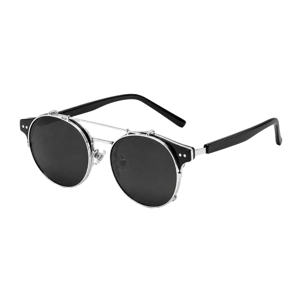 MV Falcon — Browline Sunglasses Silber Black
