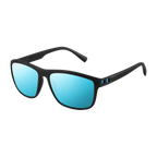 MV Dorian — Square Acetate Sunglasses Black Teal