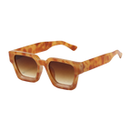 MV Kingsley — Square Acetate Sunglasses Orange