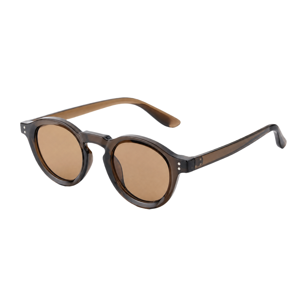 MV Cassius — Round Acetate Sunglasses Green Orange 2