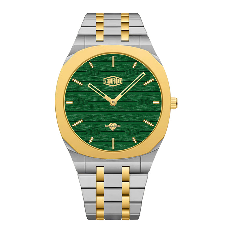 HeroForce 5038 - Emerald Horizon – Octagonal Men’s Luxury Watch Martino Valenti