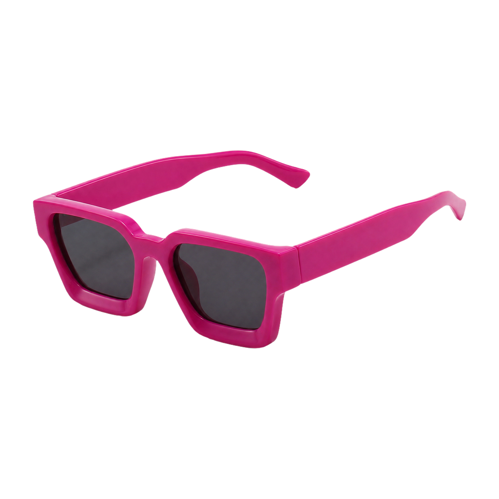 MV Kingsley — Square Acetate Sunglasses Purple Pink