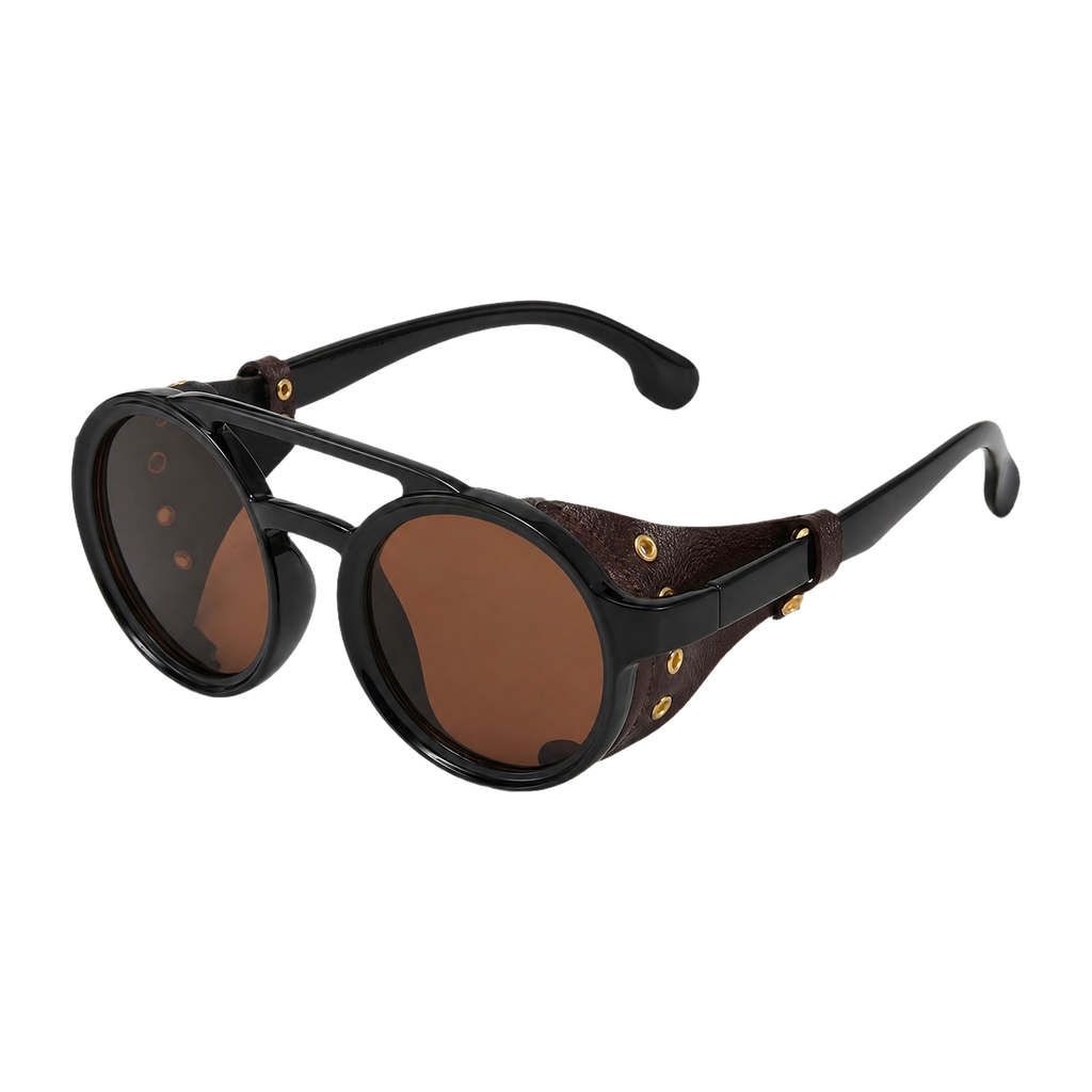 MV Vintage Round No.03 — Sunglasses black brown