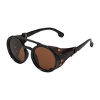 MV Vintage Round No.03 — Sunglasses black brown