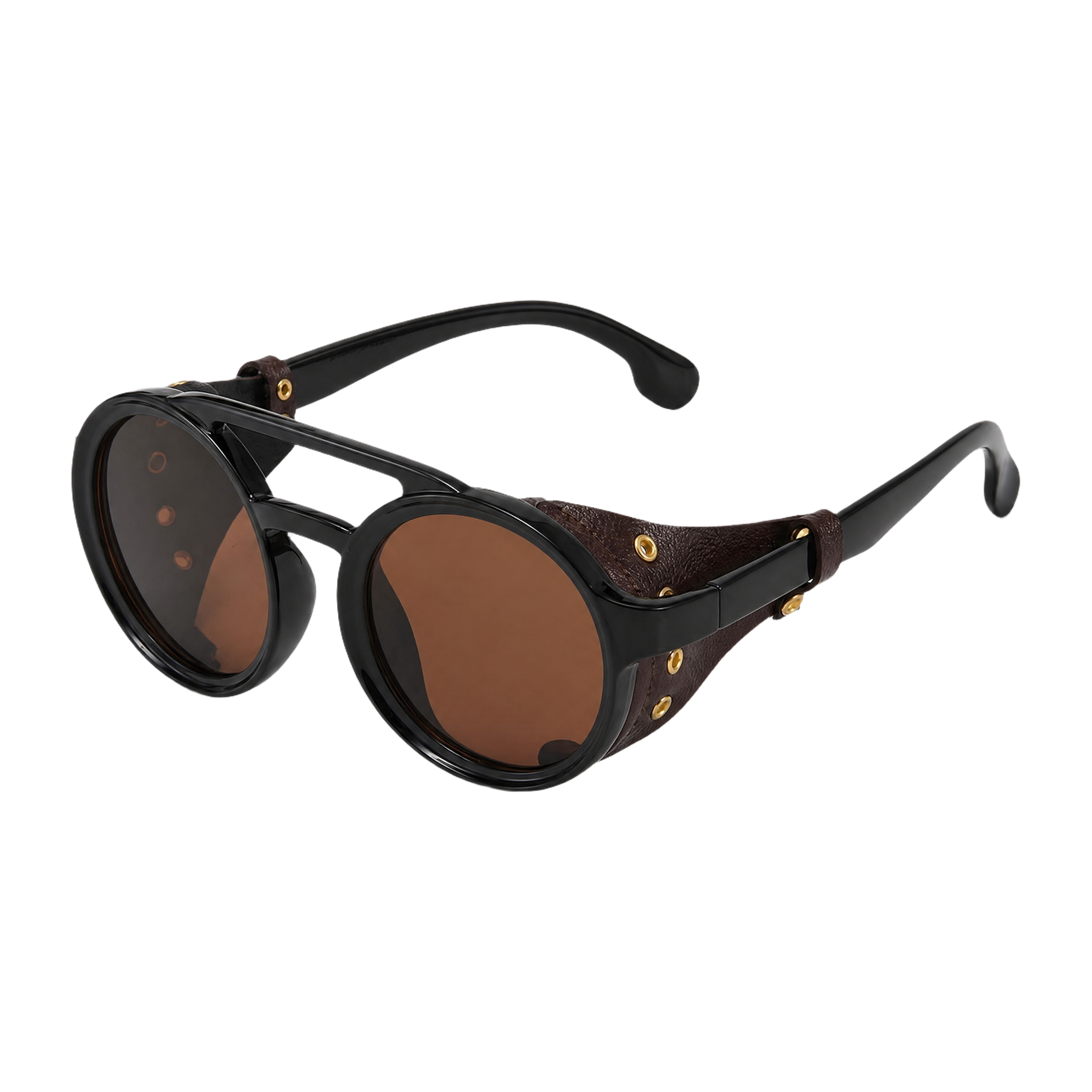 MV Vintage Round No.03 — Sunglasses black brown