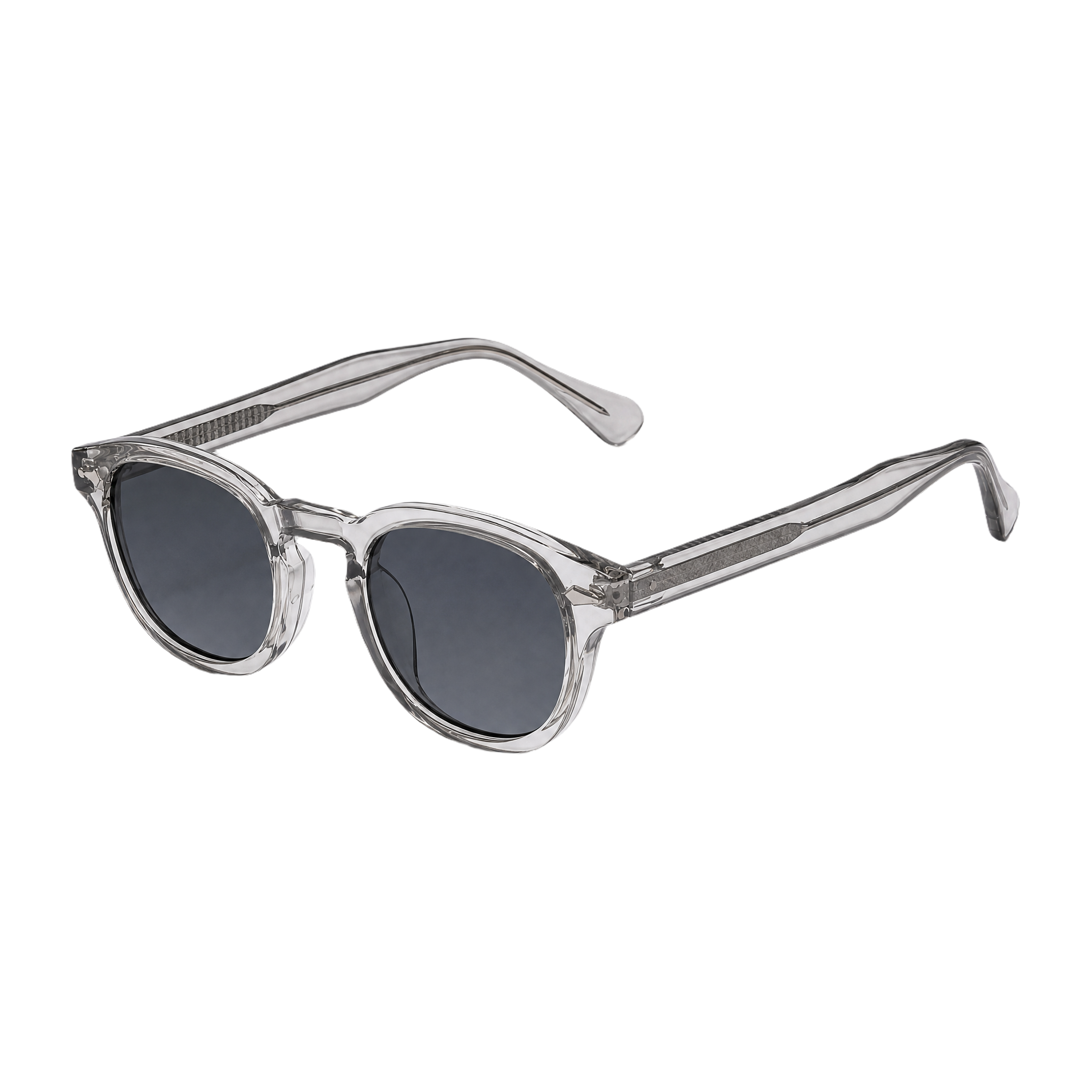 MV Ellery — Round Acetate Sunglasses Teal