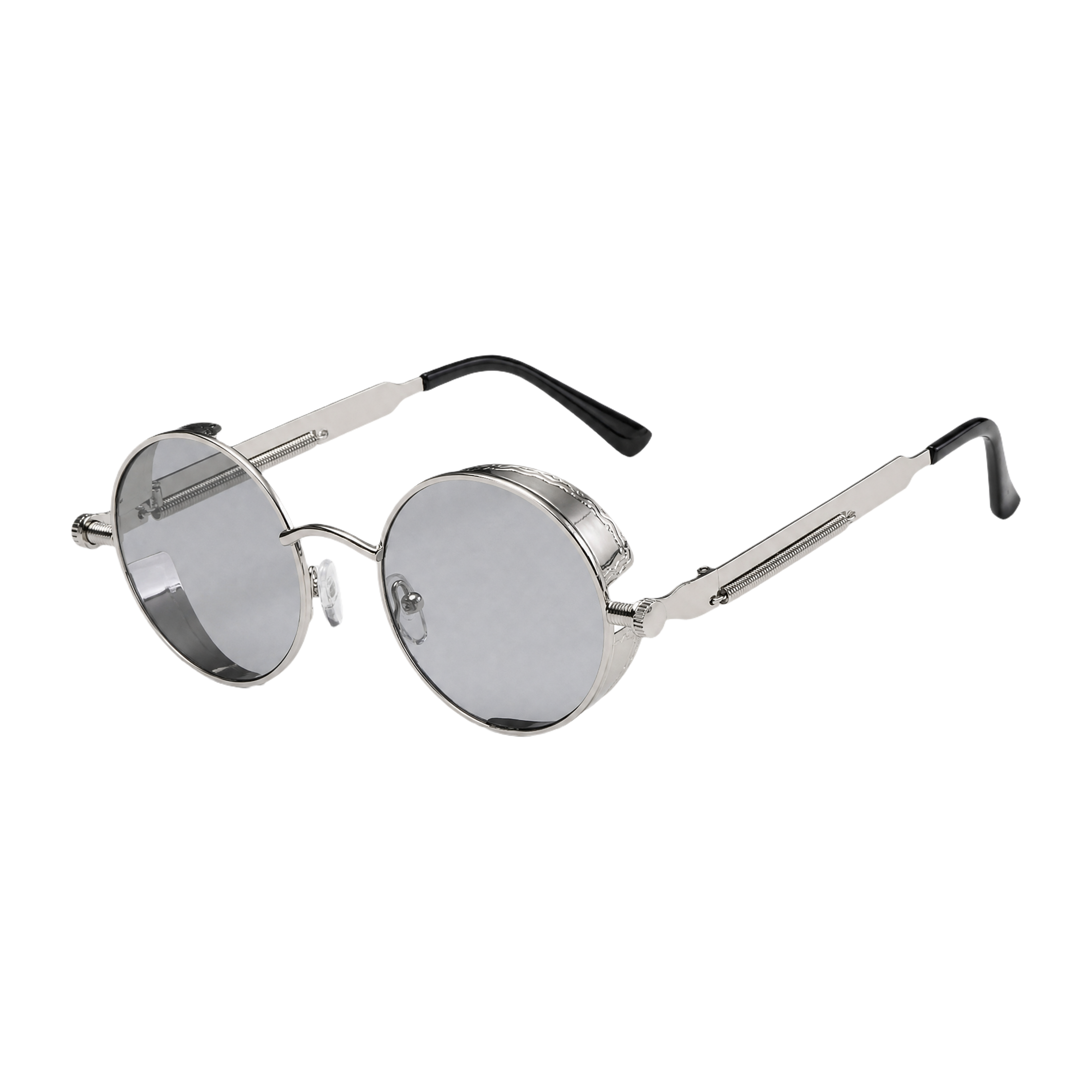MV Vintage Round No.04 — Sunglasses Silver
