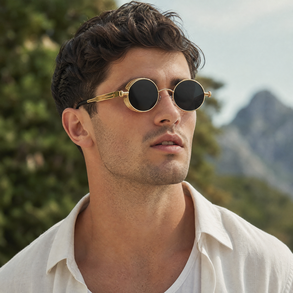 MV Vintage Round No.04 — Sunglasses worn