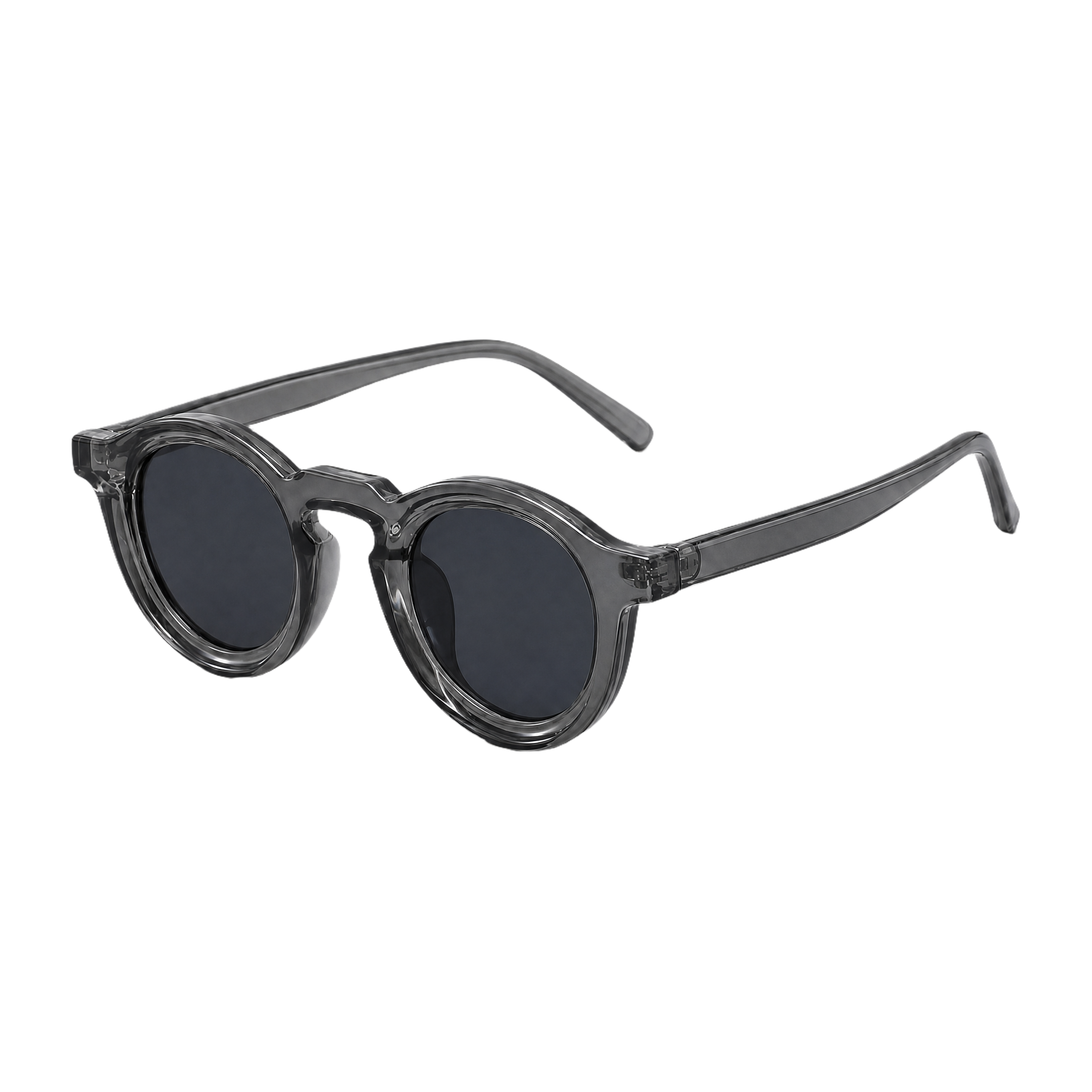 MV Hawthorne — Round Acetate Sunglasses Blue