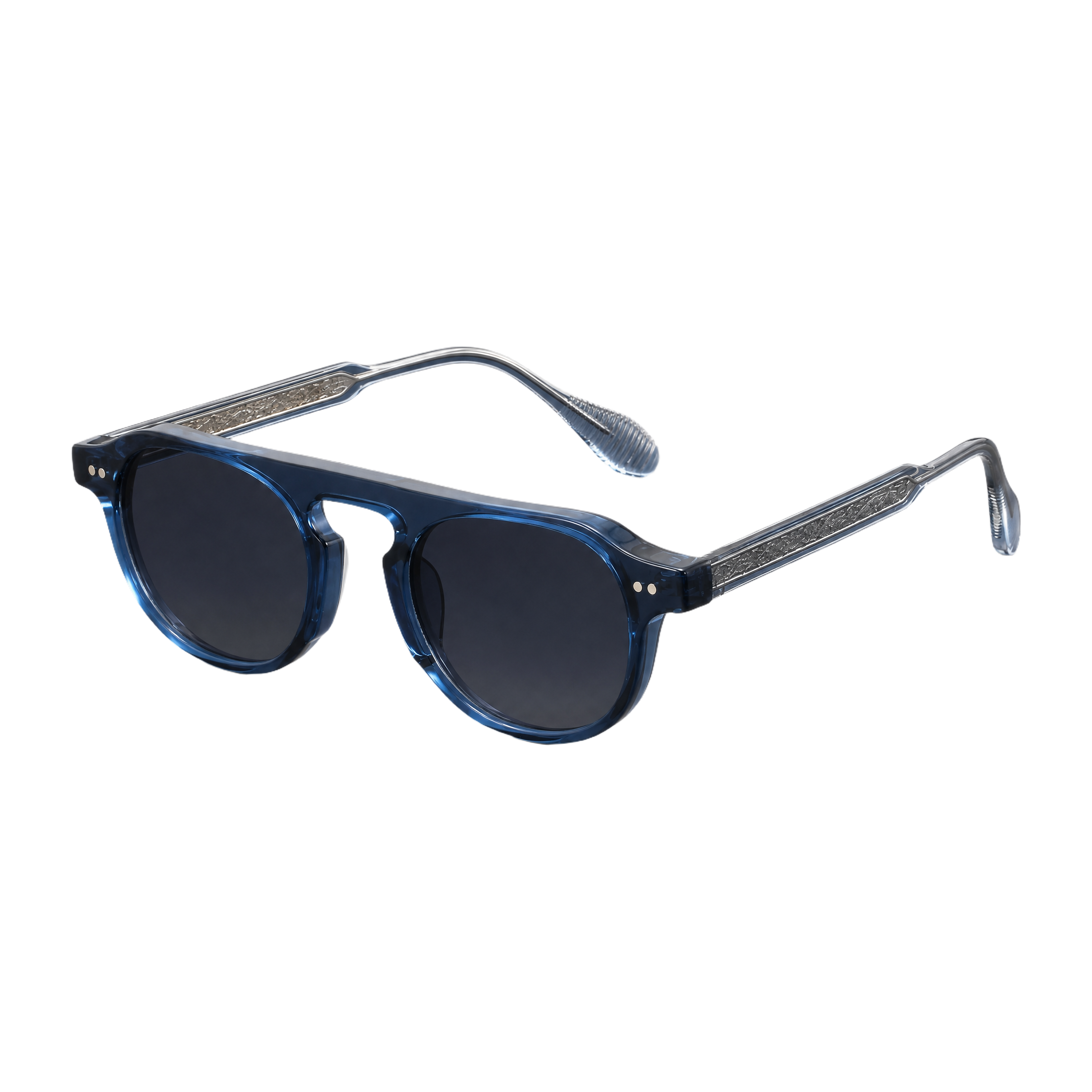 MV Nomad — Tortoise Acetate Sunglasses Blue