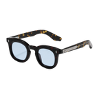 MV Lennox — Round Acetate Sunglasses Tortoise Blue