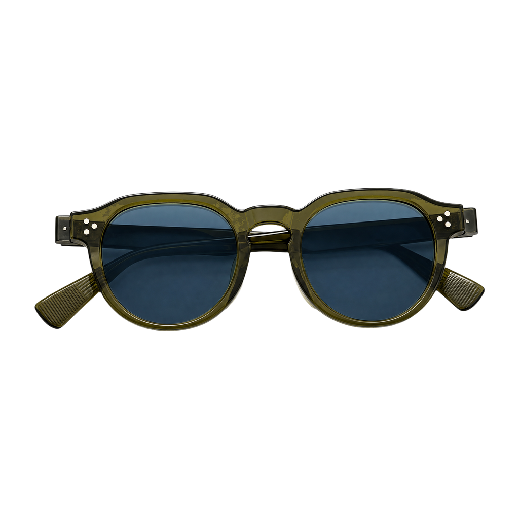 MV Beckett — Round Acetate Sunglasses folded
