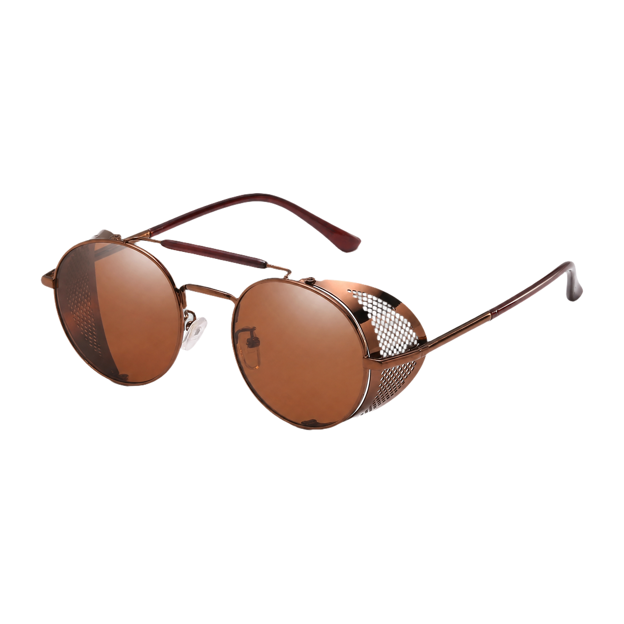 MV Vantage — Round Steampunk Sunglasses 5-Tea-Tea