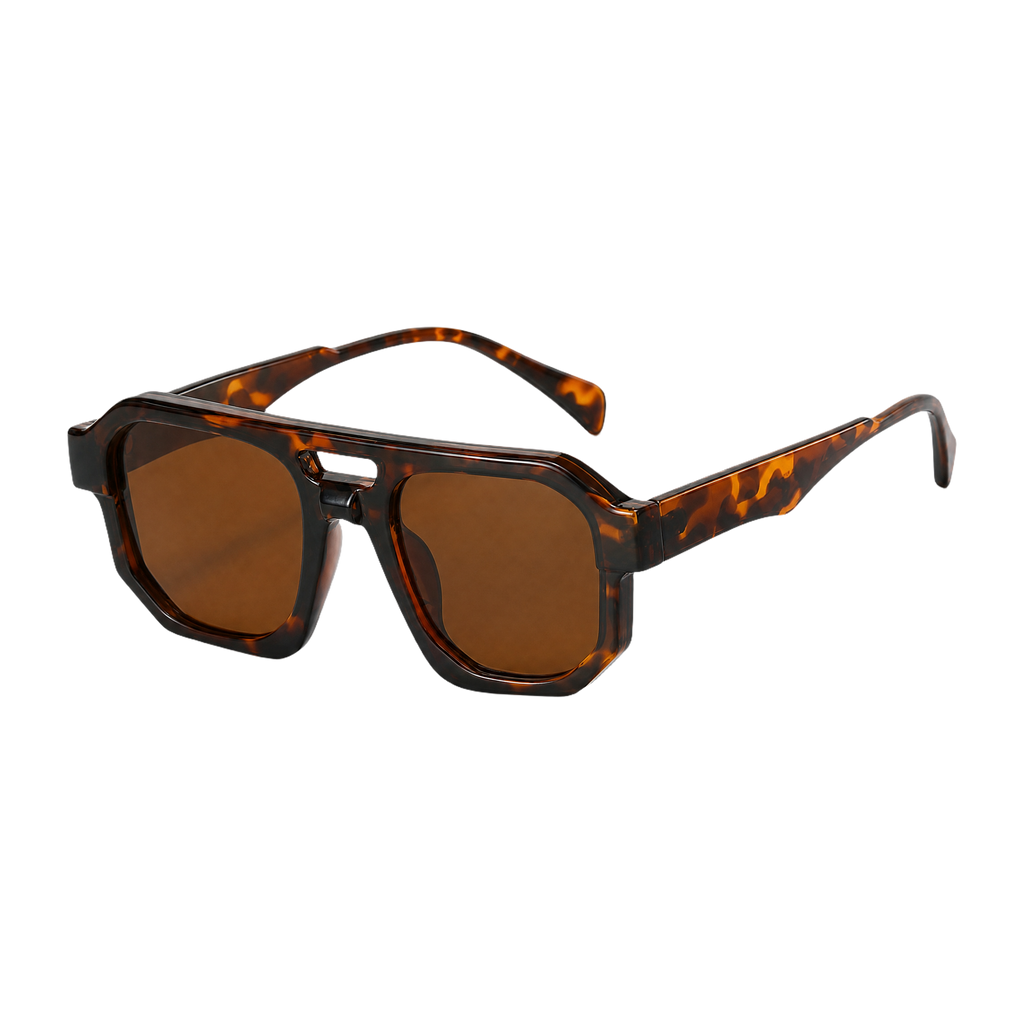 MV Marlowe — Sunglasses Leopard Tea