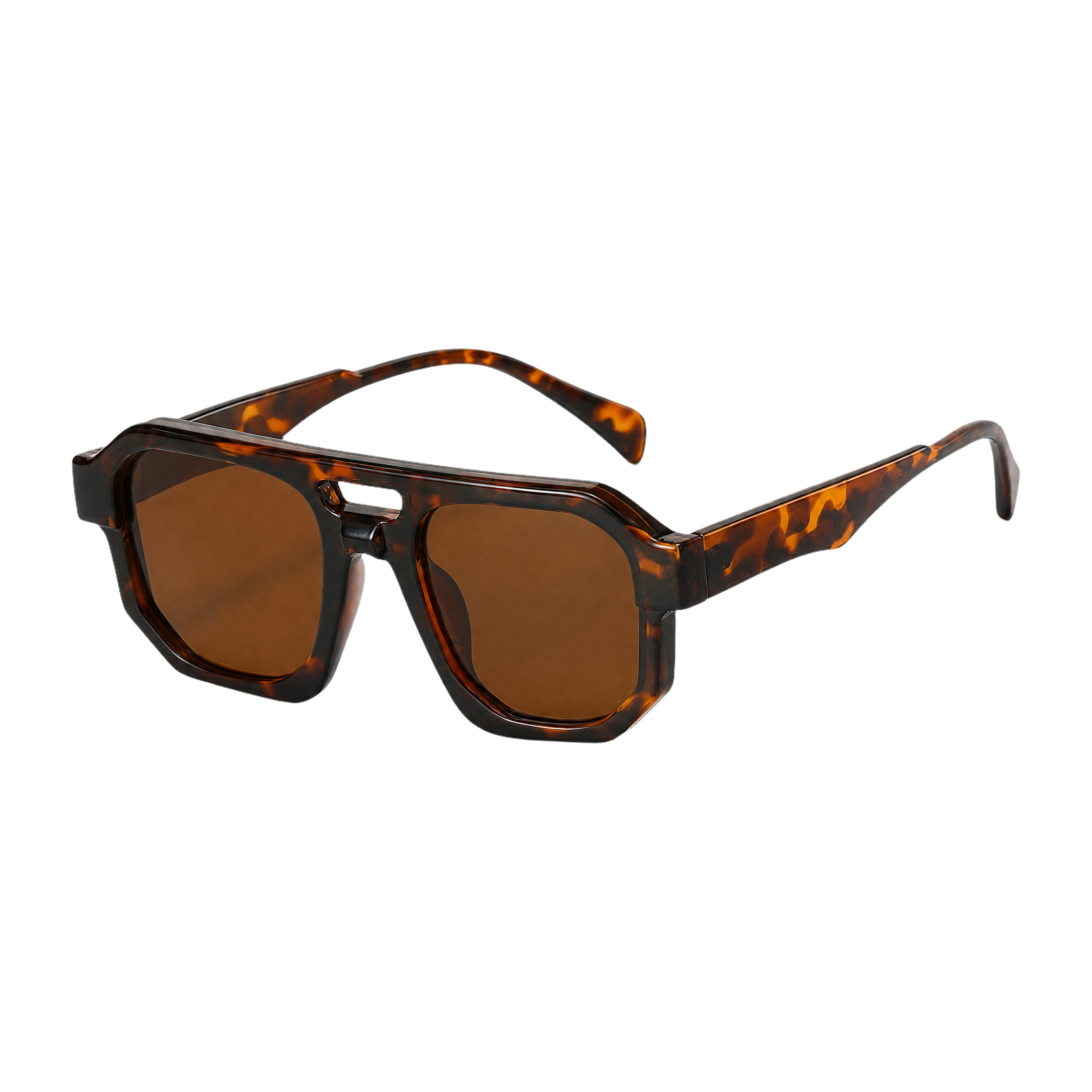 MV Marlowe — Sunglasses Leopard Tea