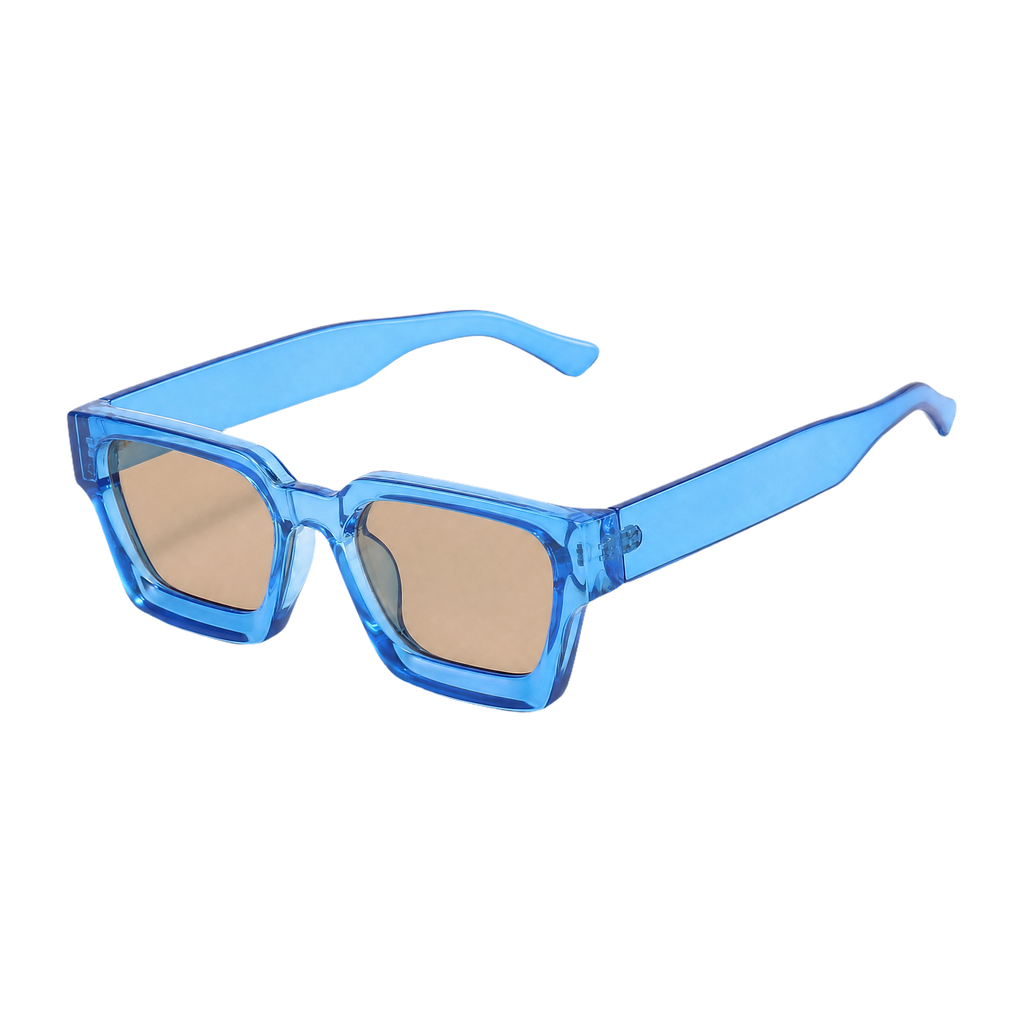MV Kingsley — Square Acetate Sunglasses Yellow Teal
