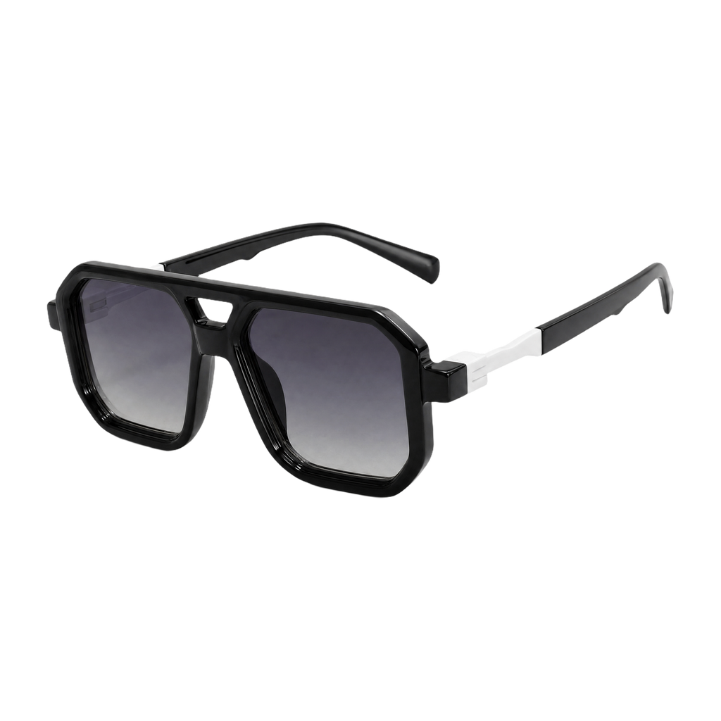 MV Warwick — Square Acetate Sunglasses Black