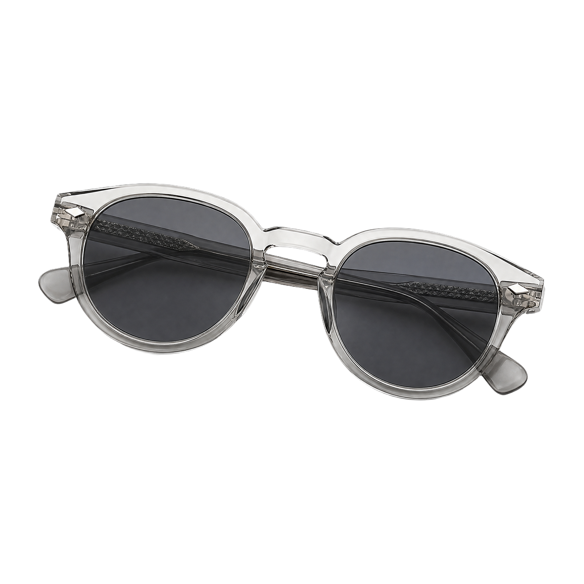 MV Ellery — Round Acetate Sunglasses folded