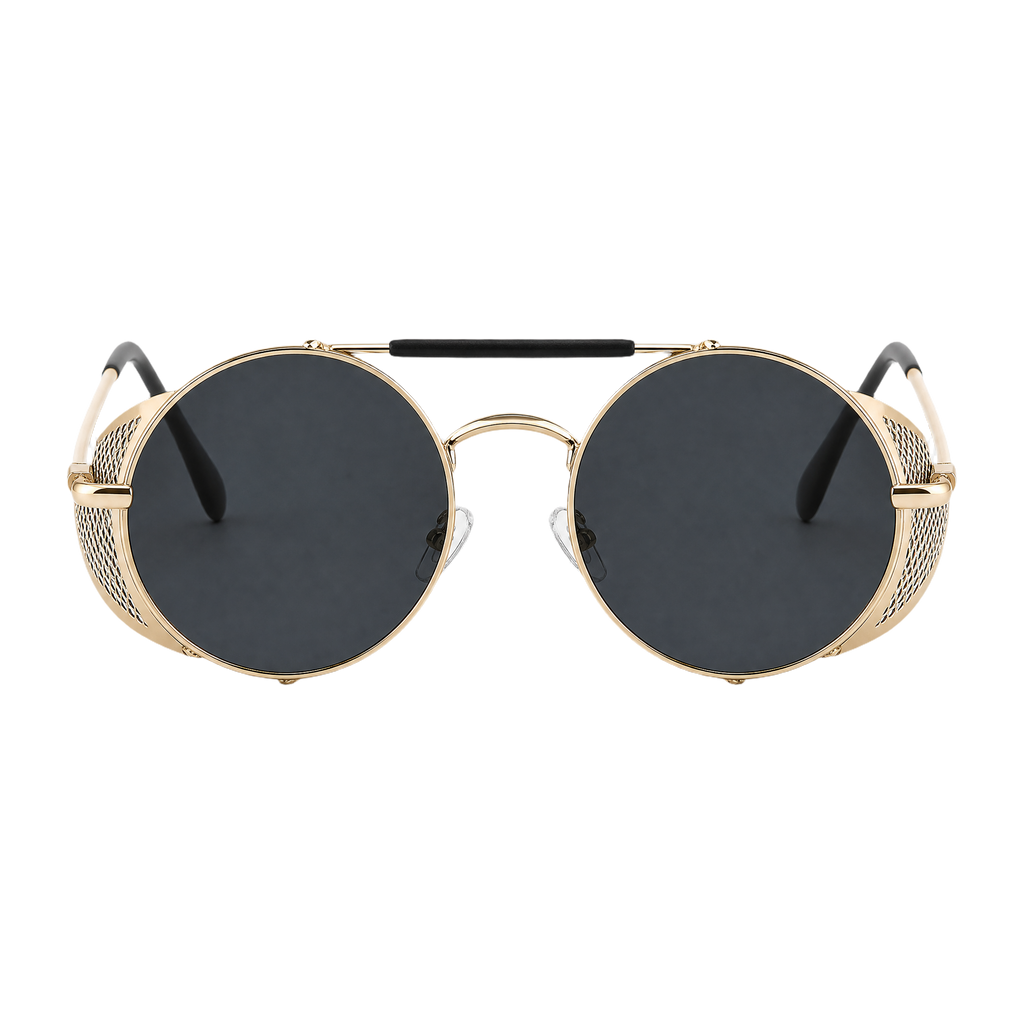 MV Vantage — Round Steampunk Sunglasses front