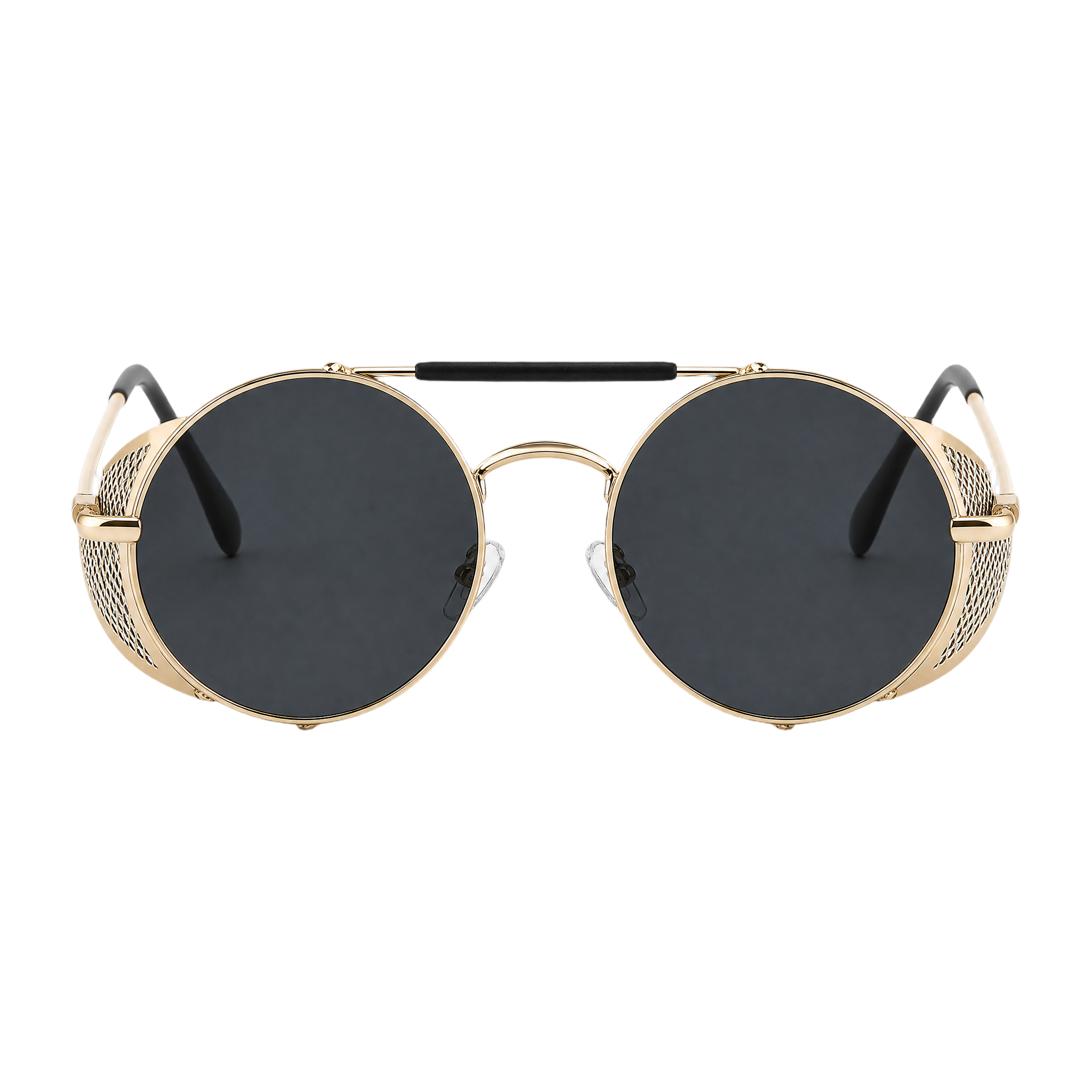 MV Vantage — Round Steampunk Sunglasses front