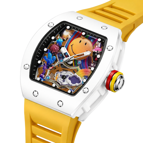 VIBELIX – Designer Art Dial Watch with Sport Strap Martino Valenti