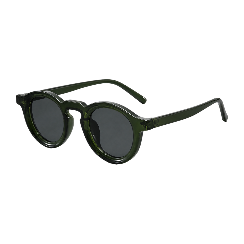 MV Hawthorne — Round Acetate Sunglasses Black 2