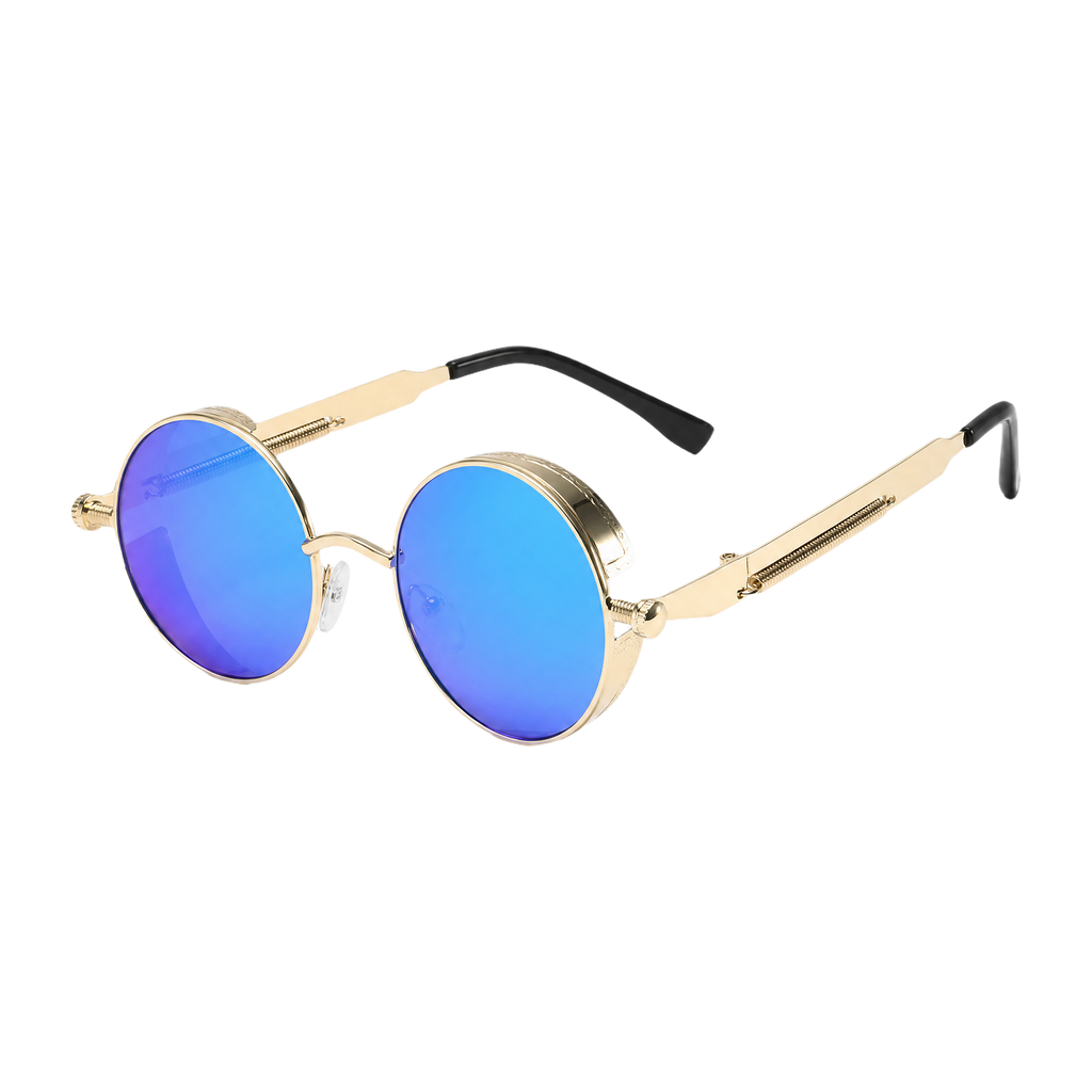 MV Vintage Round No.04 — Sunglasses Blue