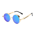 MV Vintage Round No.04 — Sunglasses Blue