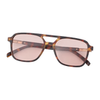 MV Sterling — Double-Bridge Pilot Sunglasses folded