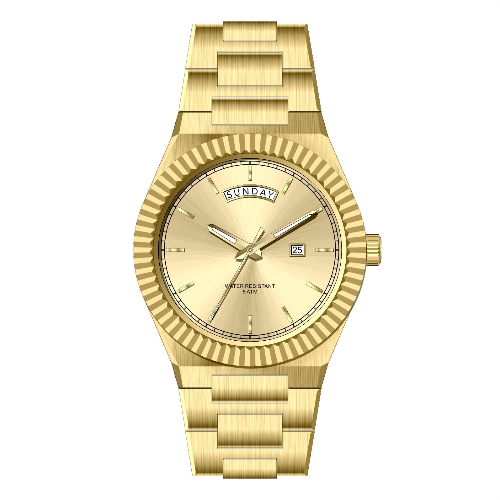 AURIXA GL – Men’s 18K Gold Plated Luxury Executive Wristwatch