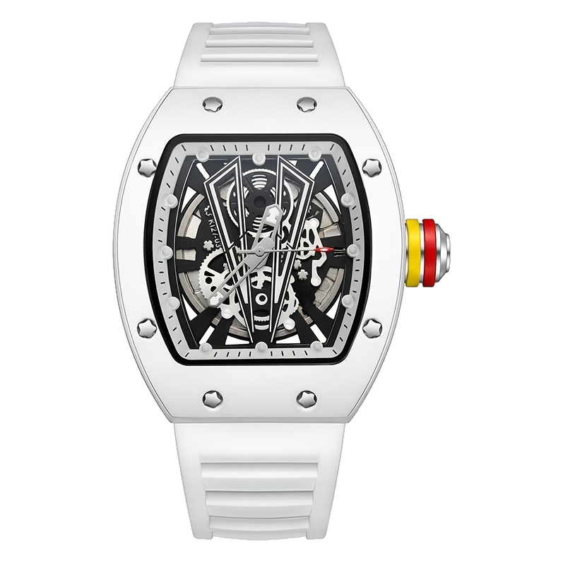 VELCRON - White case, white strap