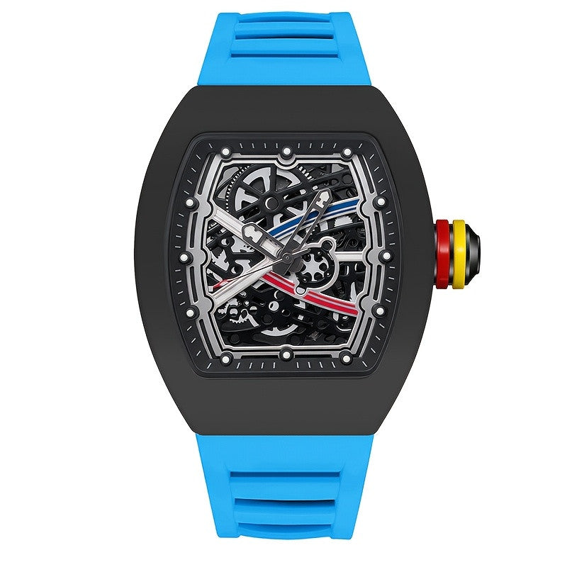 CORSARO - Black case, blue silicone strap