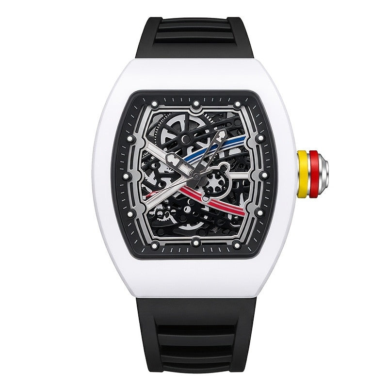 CORSARO - White case, black silicone strap