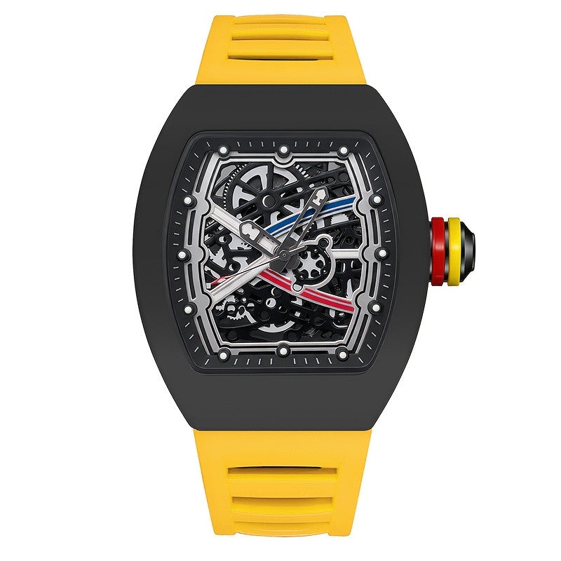 CORSARO - Black case, yellow silicone strap