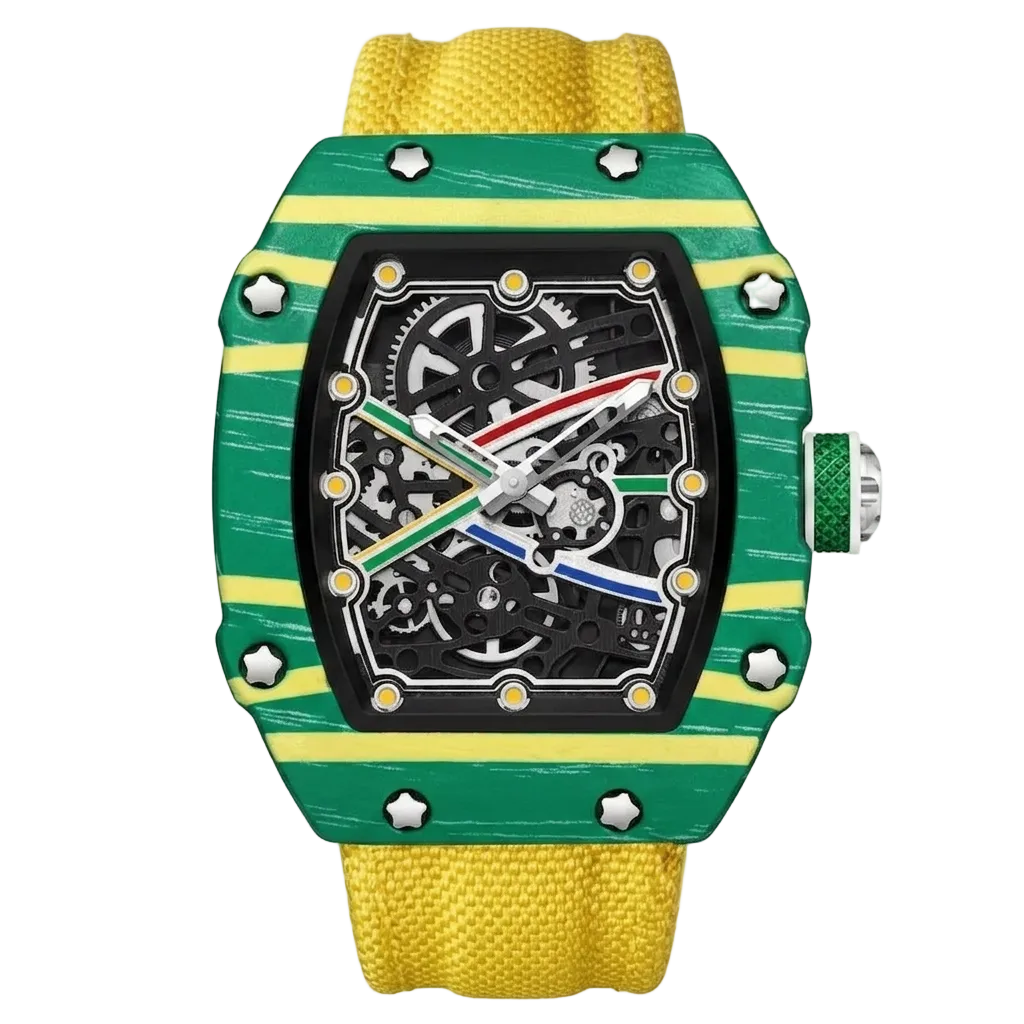 NYZARO – Skeleton Tonneau Sport Watch GIORGIO MARENO
