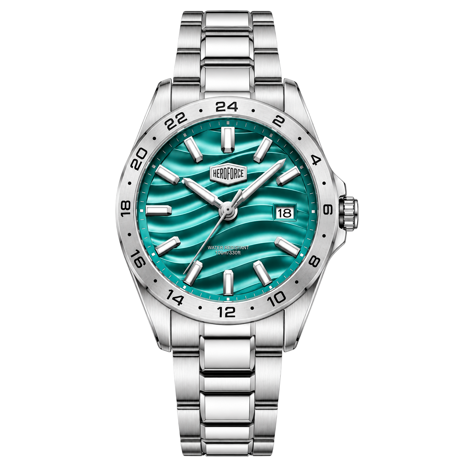 MARVANO – GMT Wave Dial Sport Watch Martino Valenti