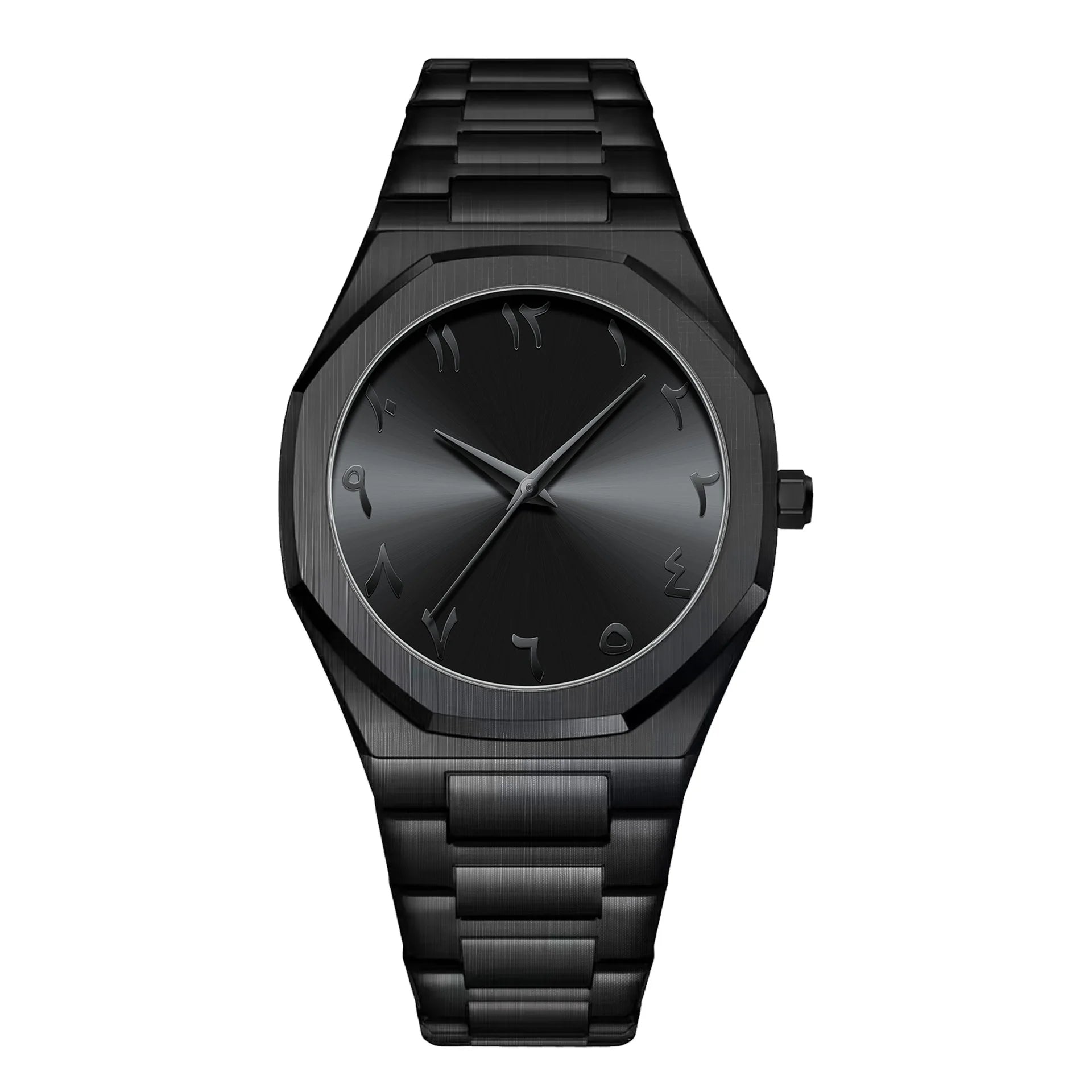 Fashionable men's quartz watch, Middle Eastern Arabic numeral dial, stylish stainless steel, waterproof business casual watch Martino Valenti