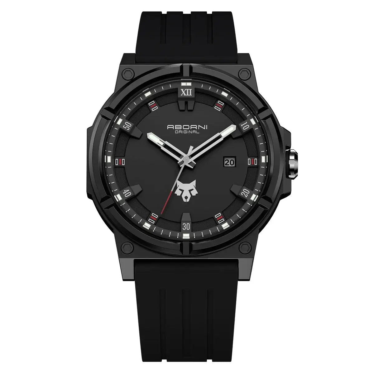 Gregor Palmer MARNYX men's tactical sport watch with black silicone band, digital display and durable design for outdoor activities.